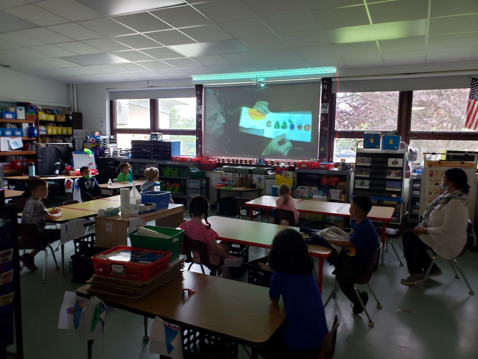 Johnson & Johnson Fall virtual reading at JFK Elementary School