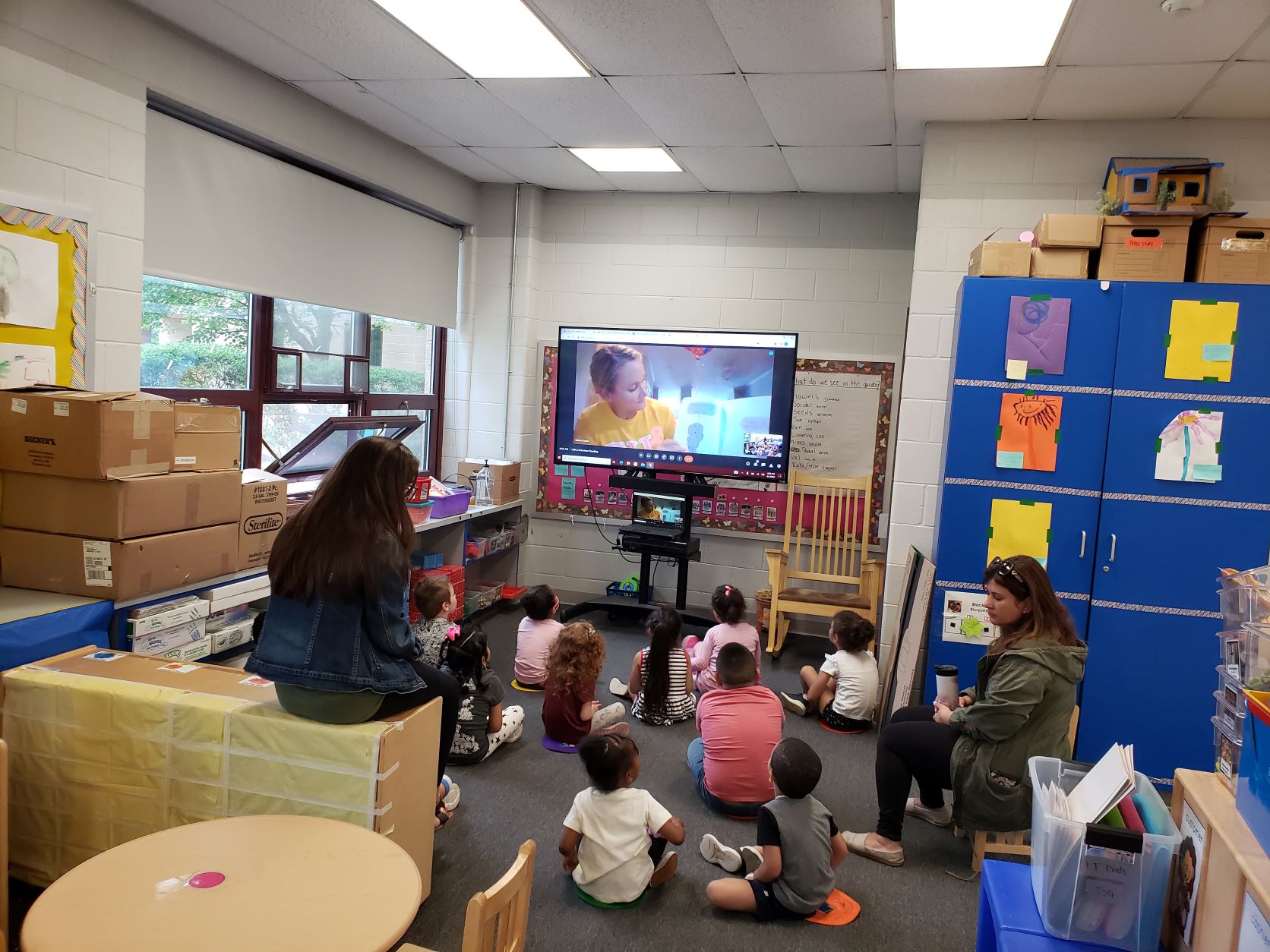Johnson & Johnson Fall virtual reading at JFK Elementary School