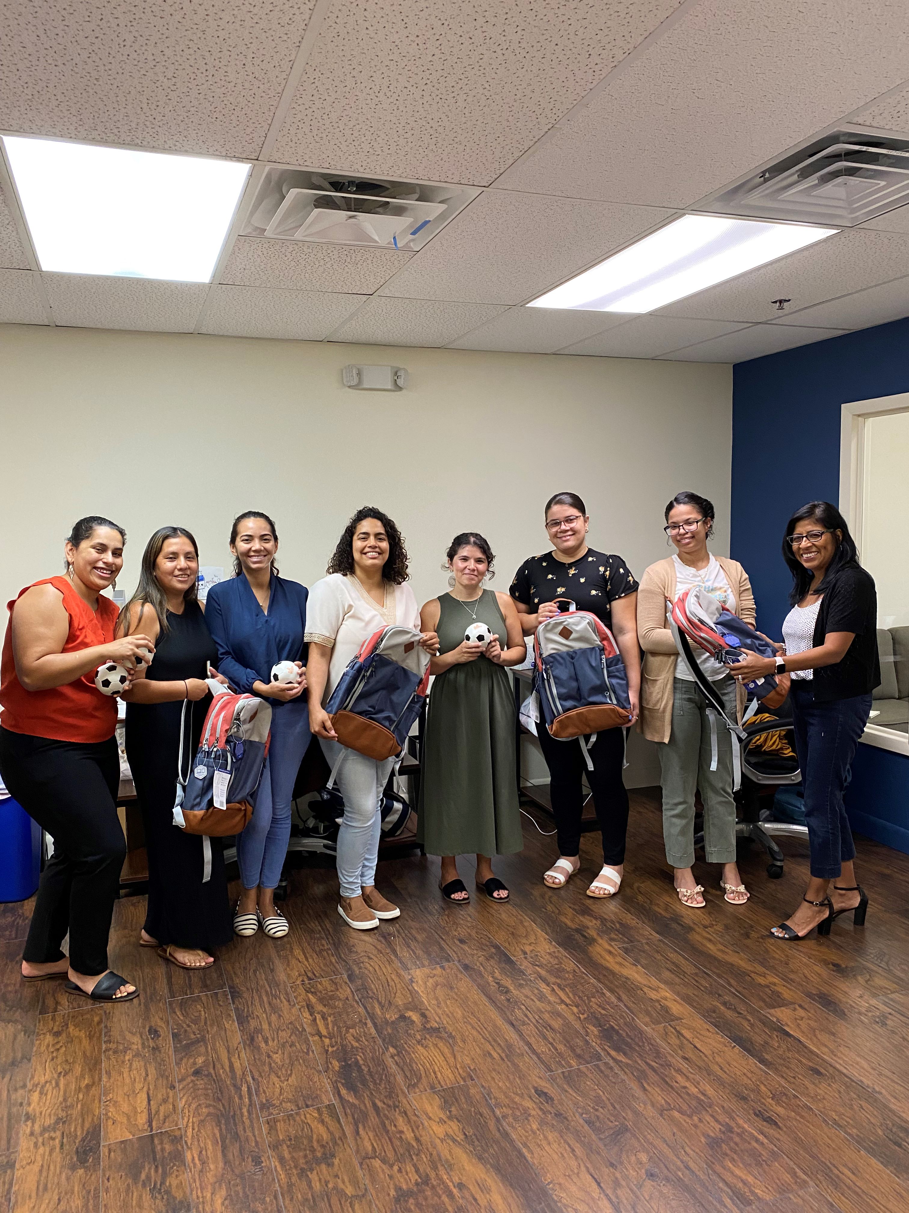 Staffing Alternatives stuffed backpacks