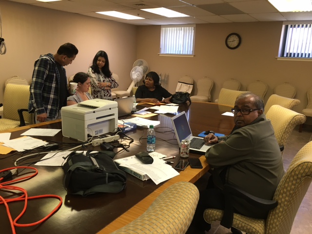 VITA volunteers continued to prepare taxes