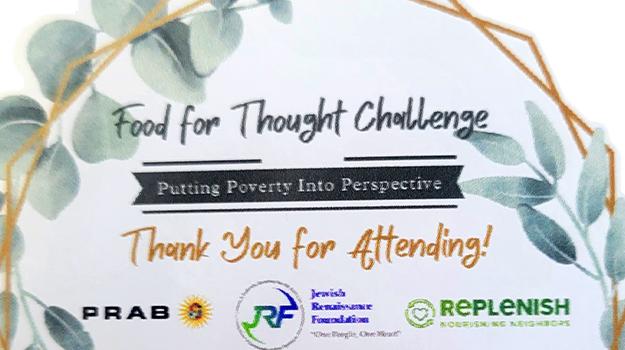 On May 25th, Alliance staff attended the “Food for Thought” Challenge sponsored by Replenish, PRAB and JRF at Middlesex College.