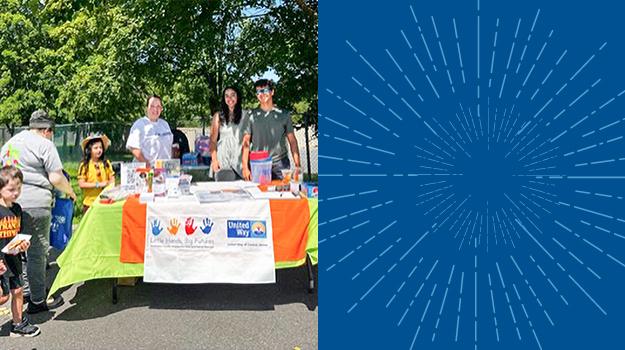The Alliance distributed resource information, beach balls and yo-yos at a Family Fun Day sponsored by the Edison Housing Authority.